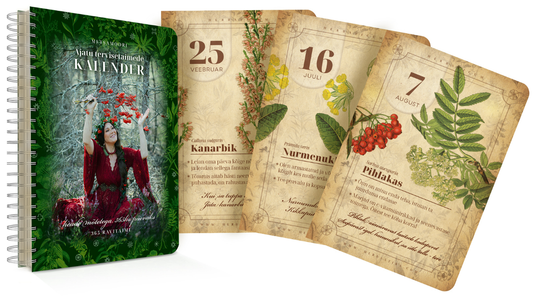 Kalenderraamat „Ajatu tervisetaimede kalender”