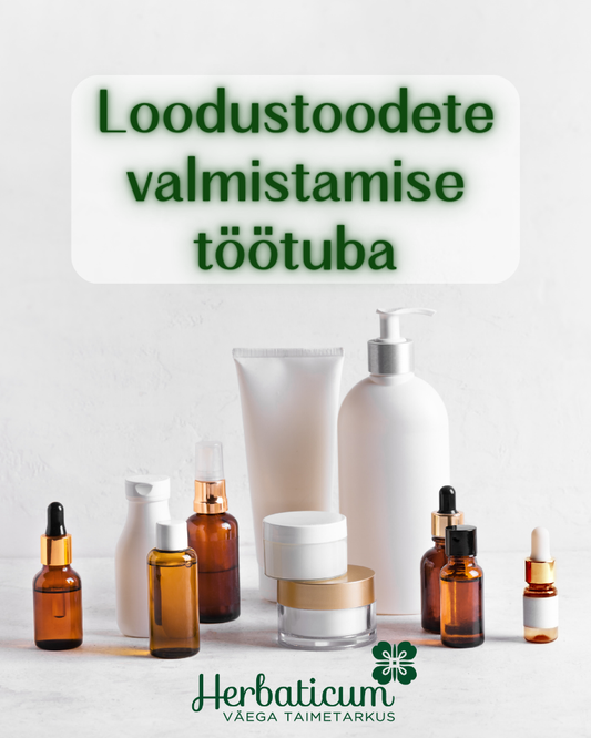 Loodustoodete valmistamise praktiline töötuba (1 kord)